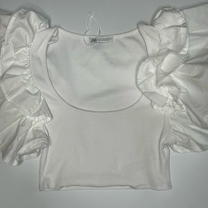 Zara Puff Sleeve Top